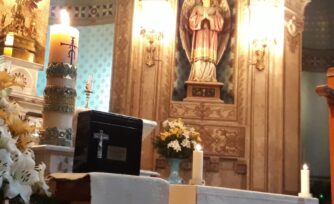 Mons. Felipe Tejeda ya descansa  en la iglesia de San Felipe de Jesús