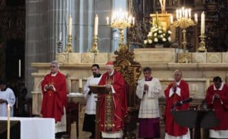 Galería de misa de Pentecostés en Catedral de México