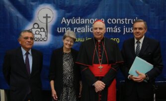 Card. Carlos Aguiar Retes al Imdosoc:  “La Iglesia en México aún no ha cumplido  con la misión de redimir a la sociedad”