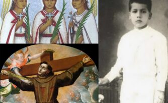 Niños y jóvenes santos