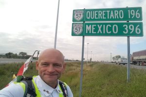 Recorrió a pie de Canadá hasta la Basílica de Guadalupe