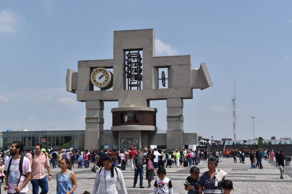 reloj astronómico, carillón, Basílica de Guadalupe