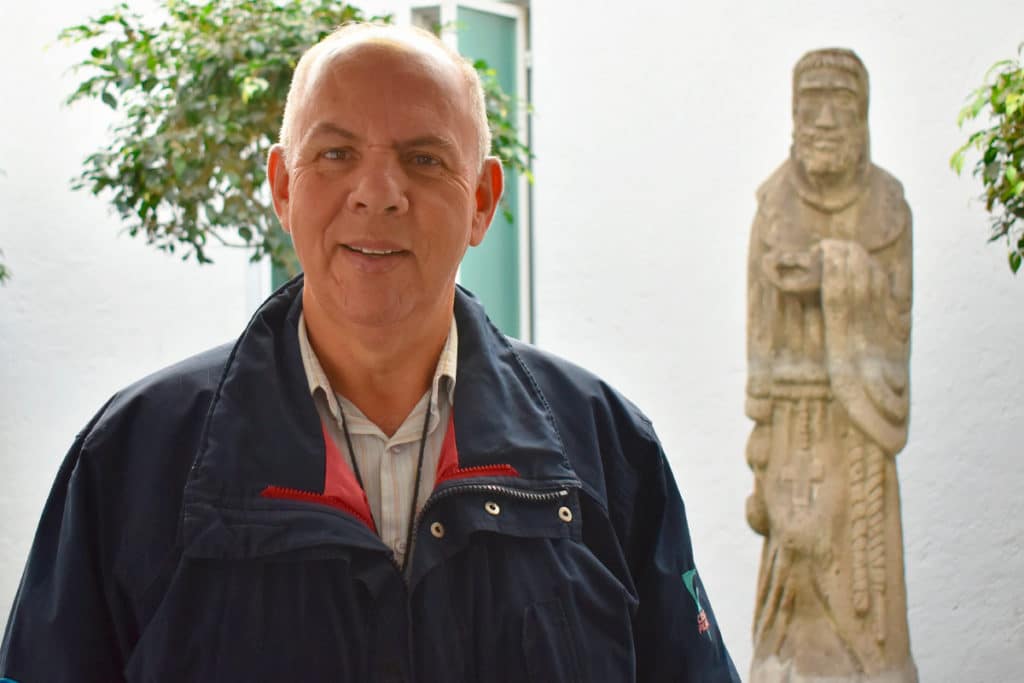 Antonio Tavares dirige la Comunidad de Jesús Menino. Foto: Ricardo Sánchez