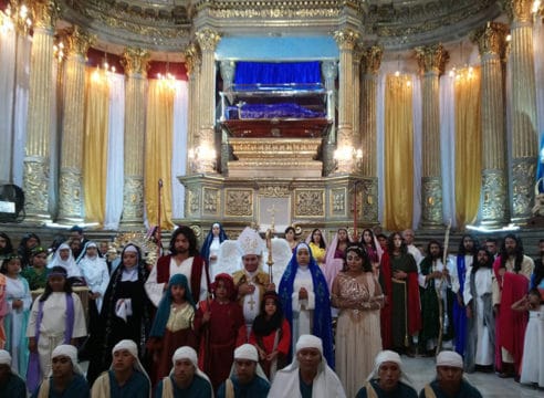 Todo listo para el viacrucis en Iztapalapa