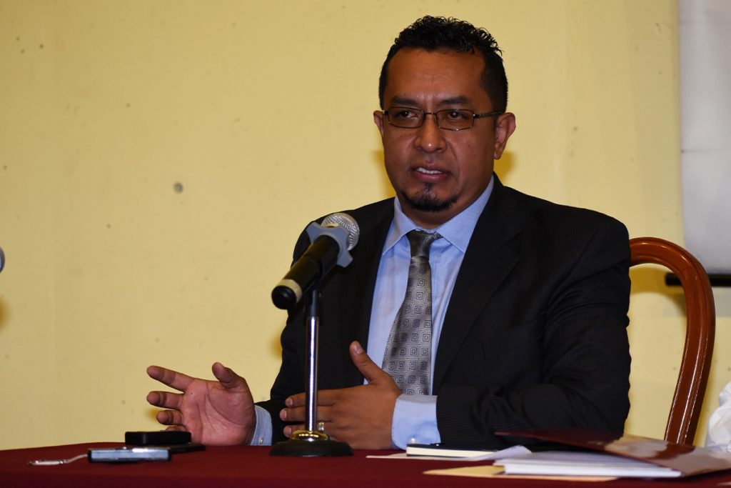 Joaquín Aguilar, representante de las víctimas. Foto: Ricardo Sánchez