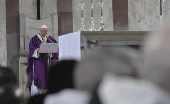 5 frases del Papa Francisco en su homilía del Miércoles de Ceniza