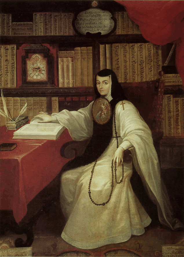 Sor Juana Inés de la Cruz, Miguel Cabrera