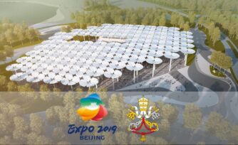 Este es el pabellón de la Santa Sede en la Expo Beijing 2019