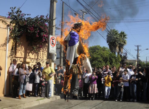 La quema de Judas, una tradición casi extinta