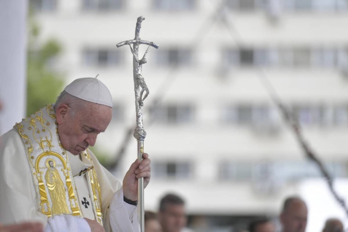 El Papa Francisco en su viaje a Bulgaria. Foto: Vatican Media