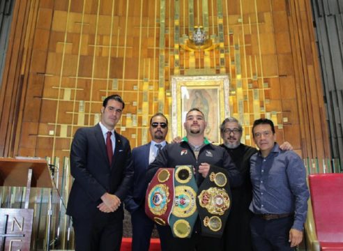 ¿Por qué el campeón Andy Ruiz visitó la Basílica de Guadalupe?