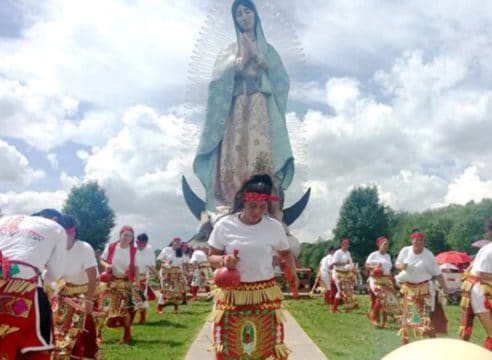 En Ohio está una de las estatuas más altas y bellas de la Virgen de Guadalupe