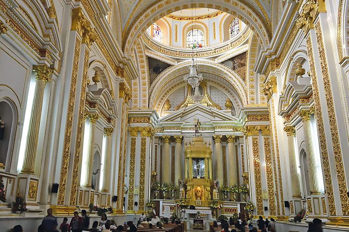 El santuario de Chalma, en el Estado de México.