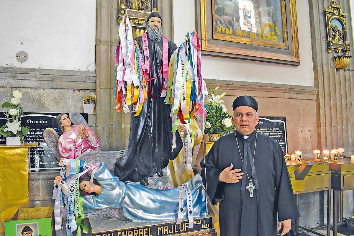 Monseñor Rogelio Peralta, rector de la Catedral de Balvanera. Foto: Ricardo Sánchez.