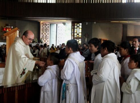 EN FOTOS: Monaguillos peregrinan a la Basílica de Guadalupe