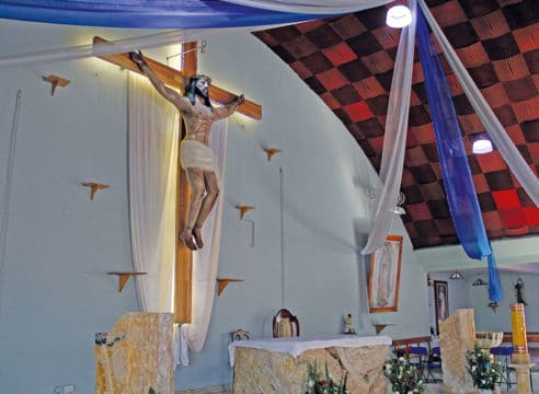 Esta parroquia fomenta la devoción al Cristo de la Salud