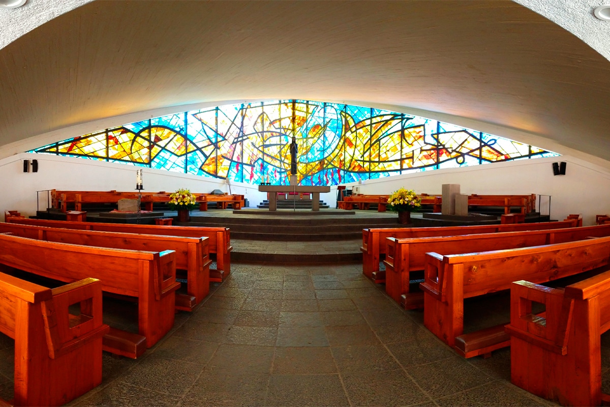 El templo de San José el Altillo, donde se encuentran los retos de la beata Concepción Cabrera. Foto: Ricardo Sánchez