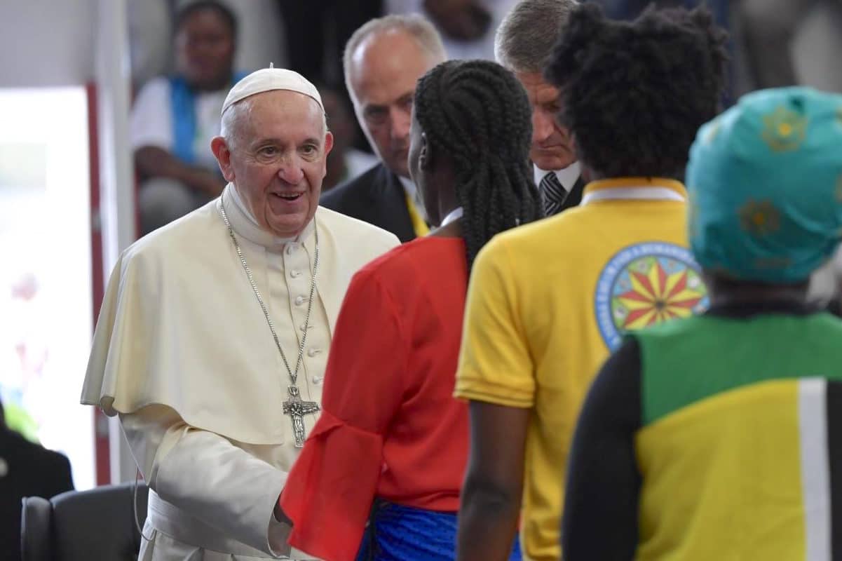 Encuentro Interreligioso del Papa Francisco con Jóvenes En Maputo, Mozambique. Foto: Vatican Media