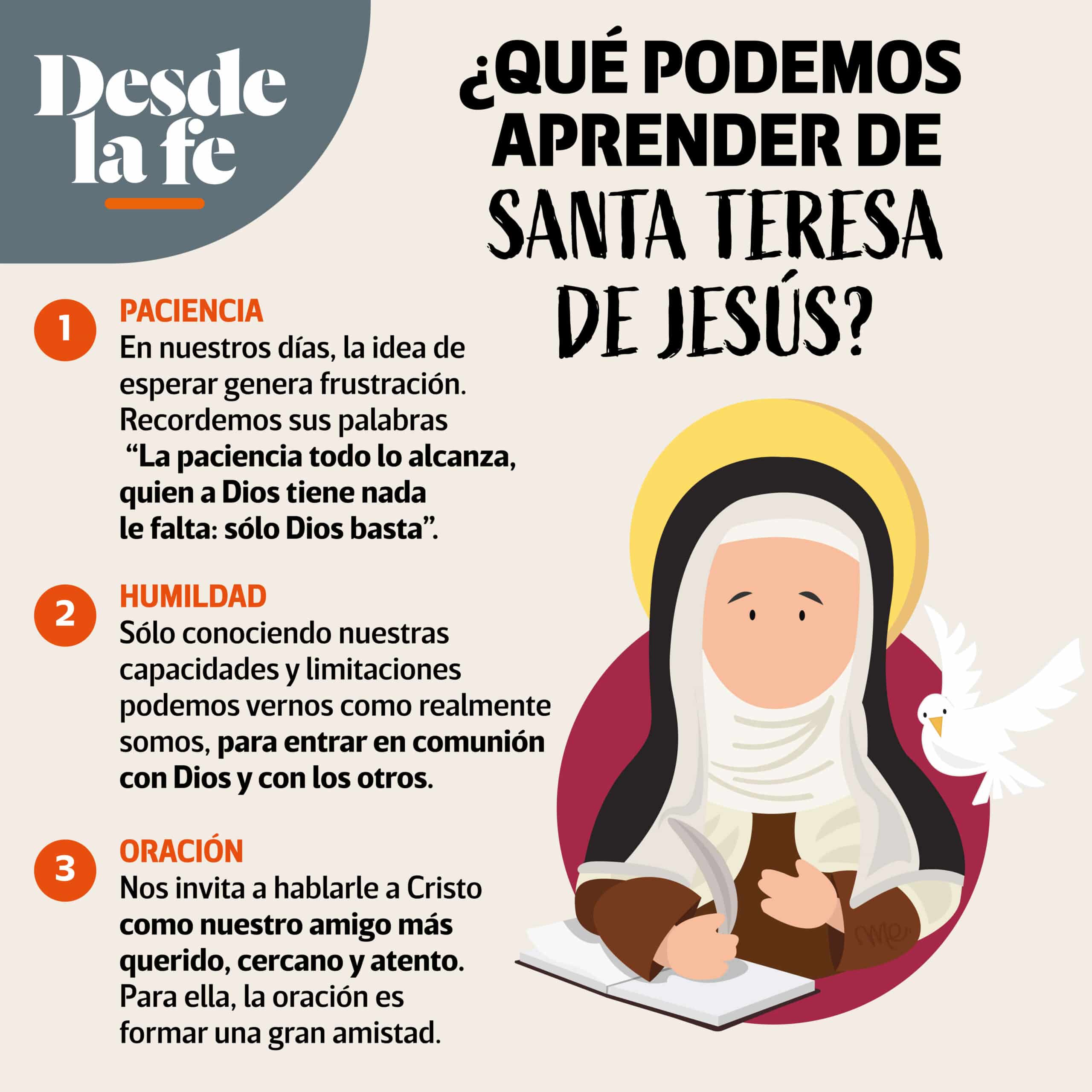 Consejos de Santa Teresa de Ávila.