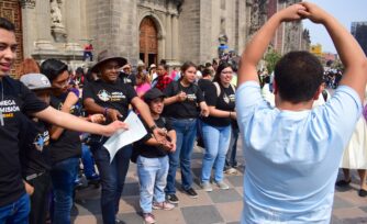 Voluntarios de la Megamisión contagian de alegría el Centro Histórico