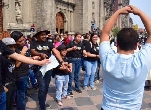 Voluntarios de la Megamisión contagian de alegría el Centro Histórico