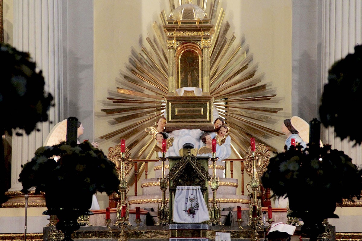 Interior del Sagrario Metropolitano. Foto: Alejandro García