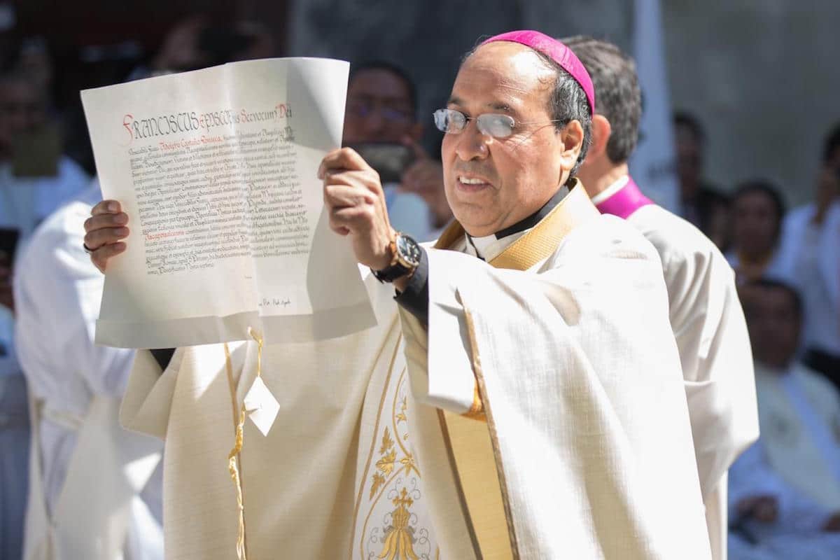 Monseñor Adolfo Miguel Castaño, primer Obispo de Azcapotzalco. Foto: María Langarica