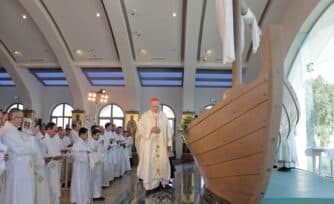 Homilía de la Misa de inauguración del Centro de Peregrinos en Magdala