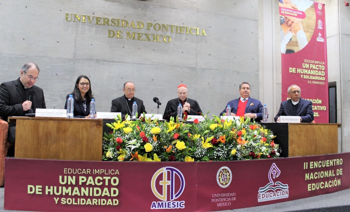 El Encuentro Nacional de Educación. Foto: Universidad Pontificia de México