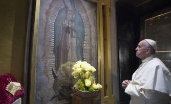 “¡Que nuestra Madre de Guadalupe nos acompañe!”: Papa Francisco