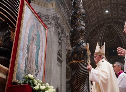 El Papa Francisco celebra Misa por la Virgen de Guadalupe