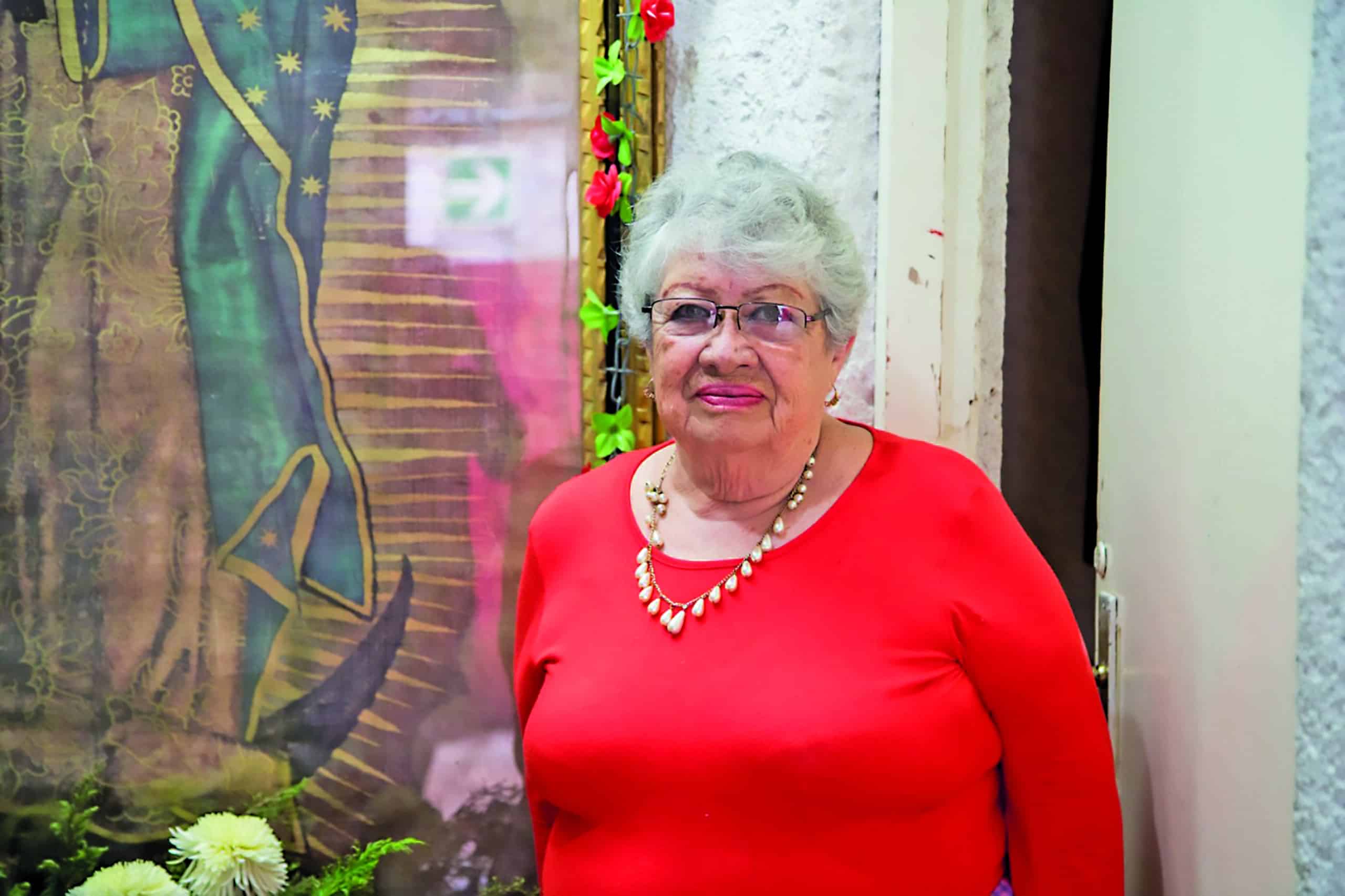 Irma Morales, Encargada de la capilla de la Plaza de Toros México. Foto: María Langarica