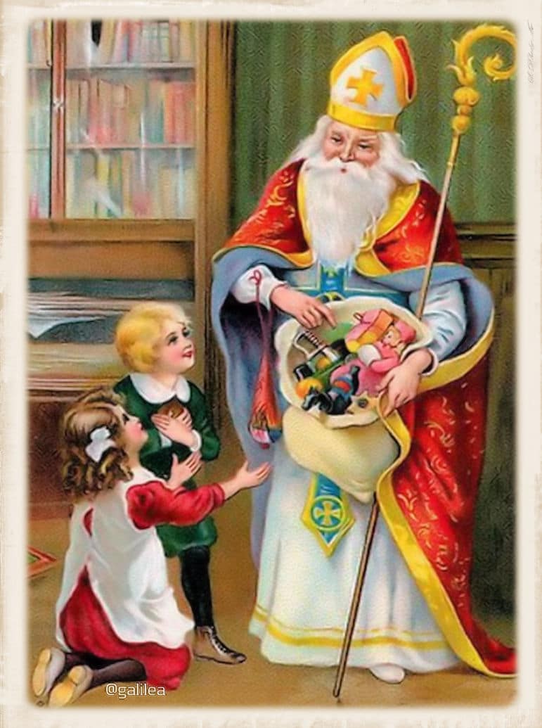 San Nicolás, patrono de los niños.