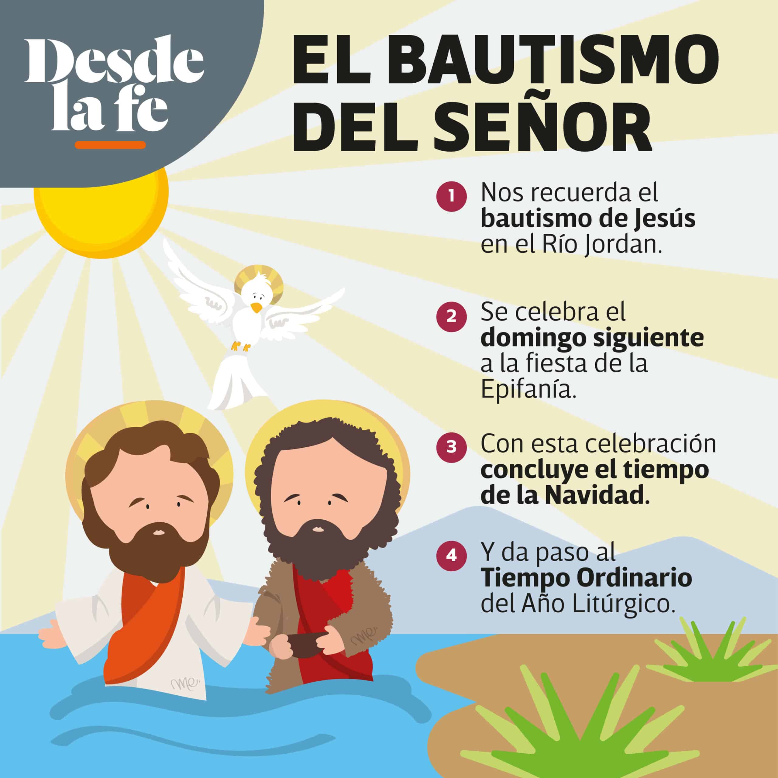 El Bautismo del Señor.