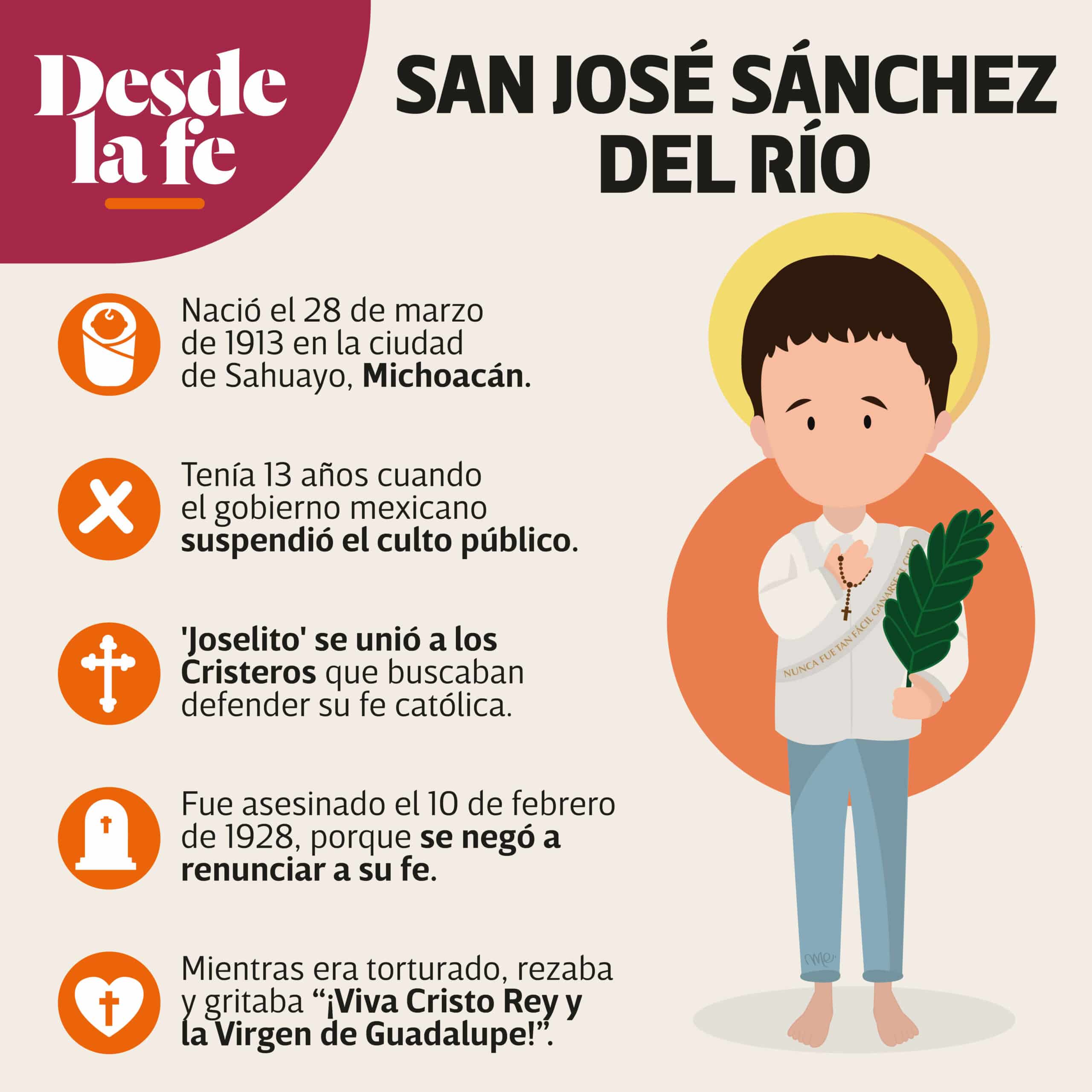 San José Sánchez del Río. Diseño: María Escutia