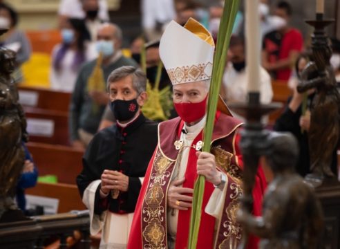 Domingo de Ramos: el Card. Aguiar pide por víctimas de la pandemia