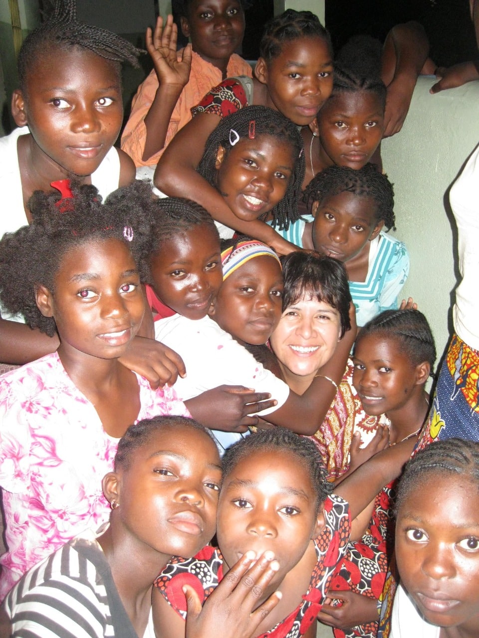 Hermana Clara Torres, en Mozambique. Foto: Cortesía.