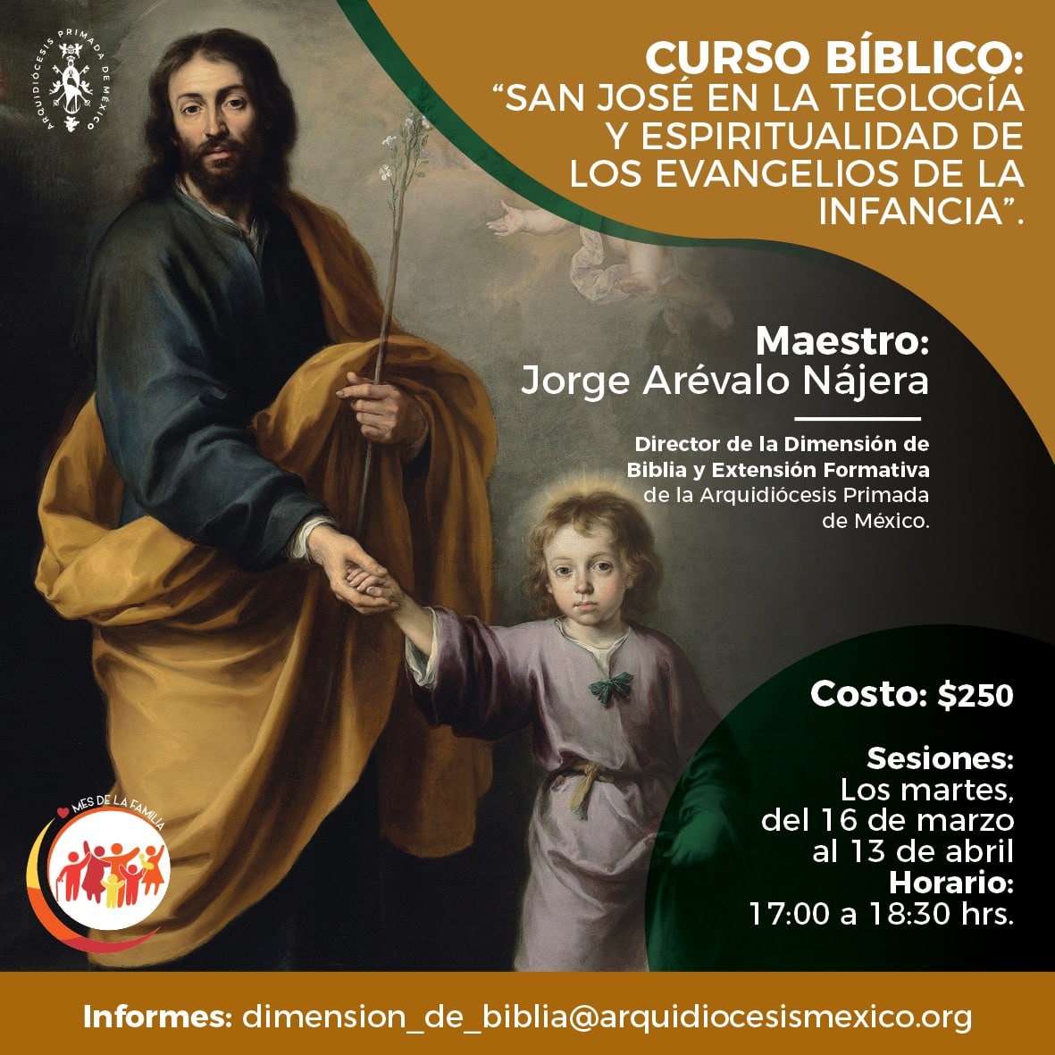 Curso en línea para profundizar en la figura de san José desde las Sagradas Escrituras.