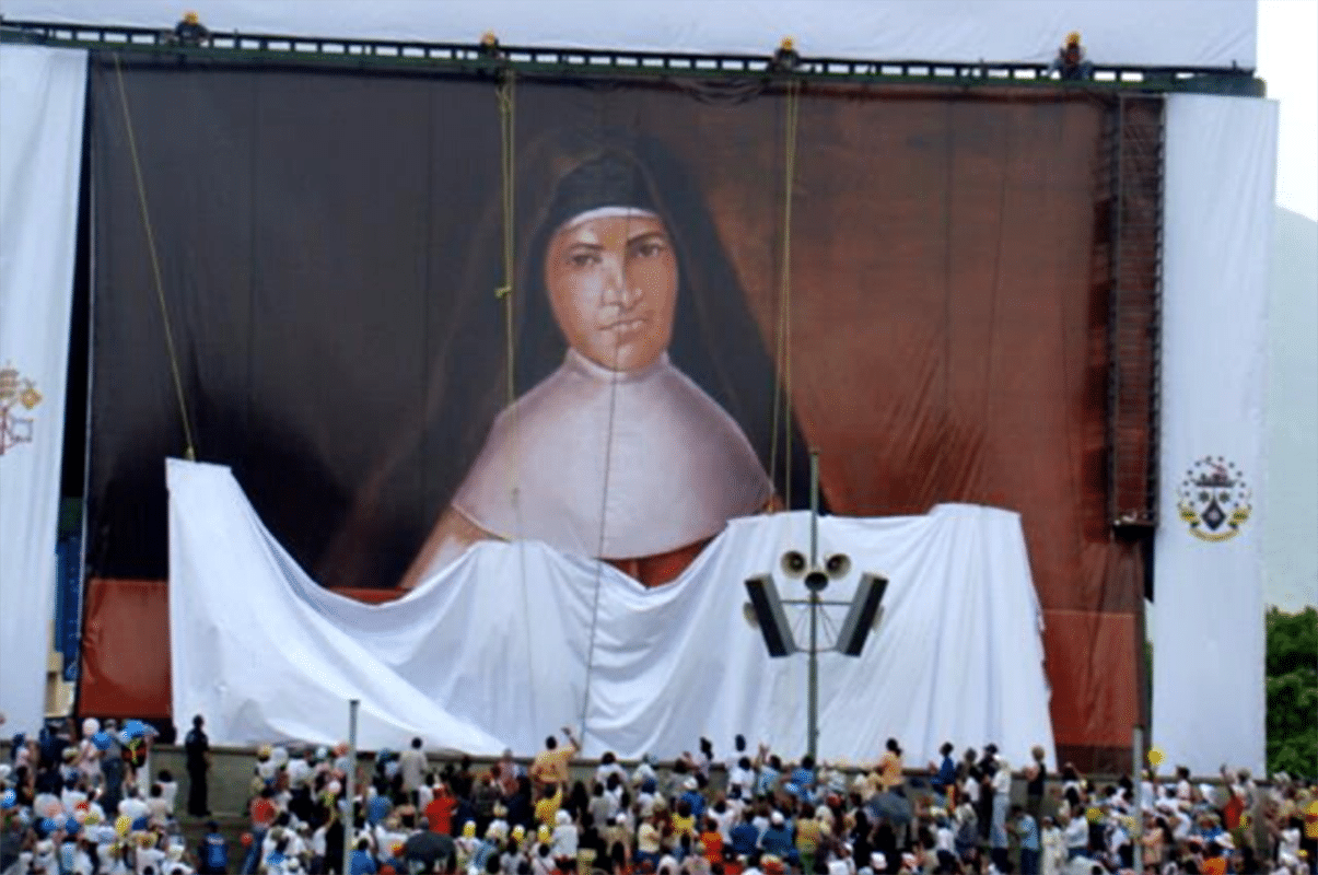 Beatificación de la madre Candelaria de san José. Foto: Conferencia Episcopal Venezolana.