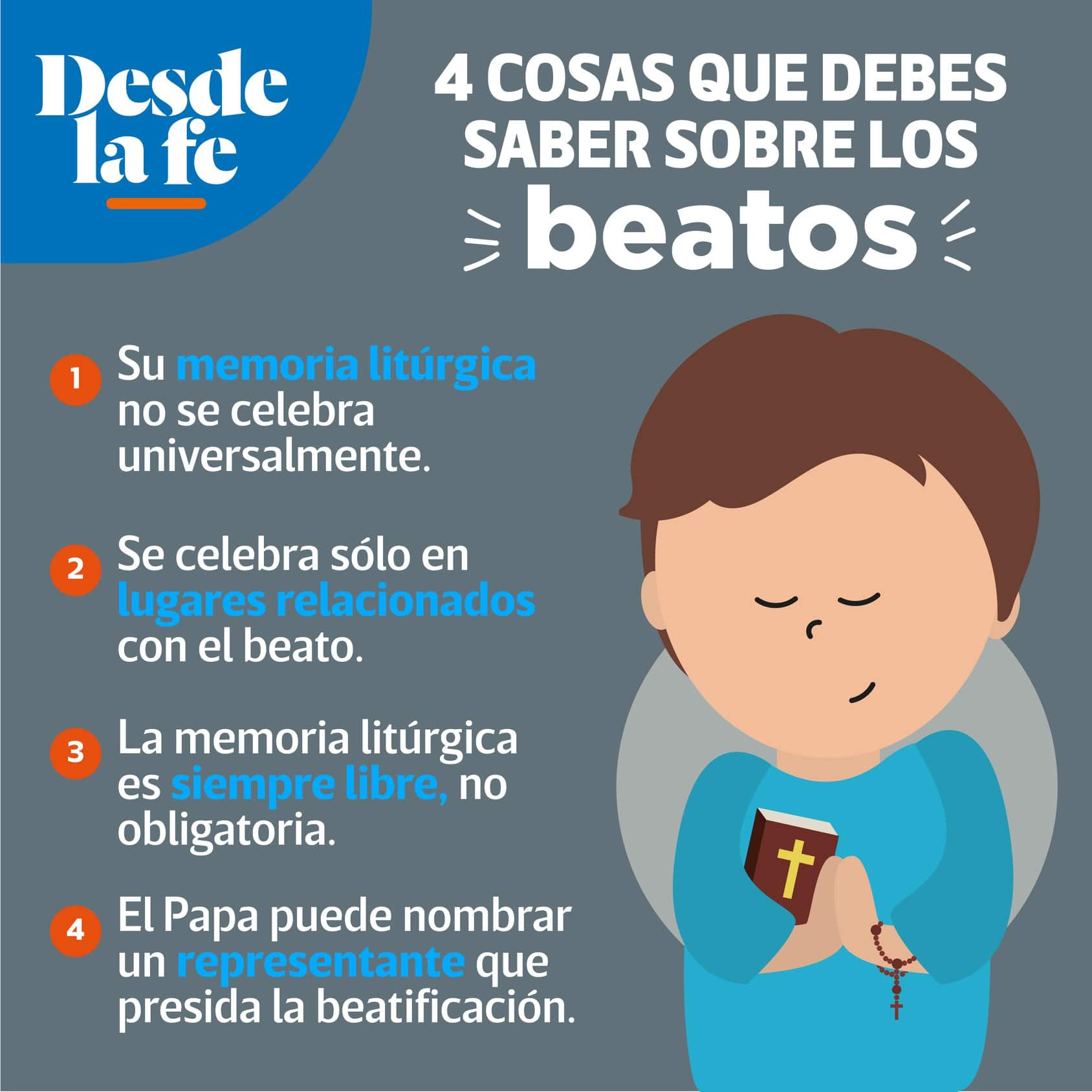 4 cosas que debes saber sobre los beatos.