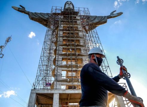 Construyen en Brasil un Cristo más alto que el de Río de Janeiro