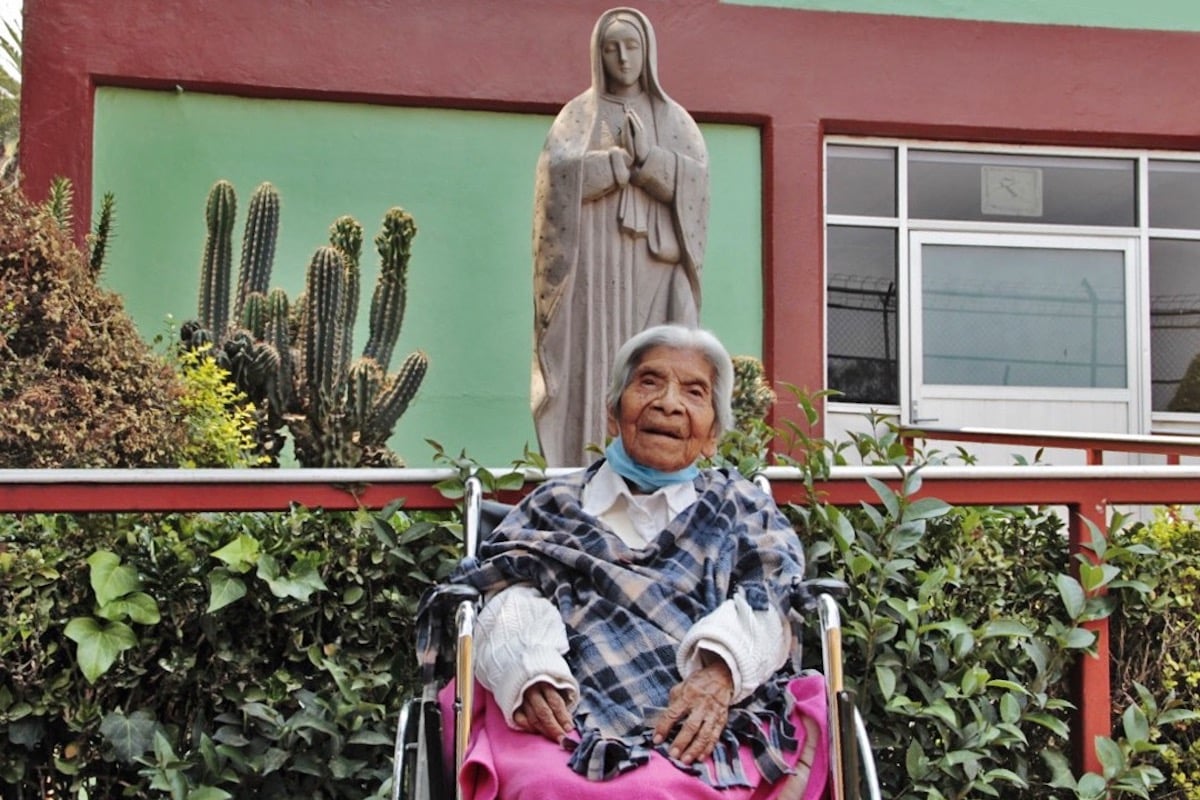 Cuquita, a sus 110 años, ha superado dos veces el Covid-19.