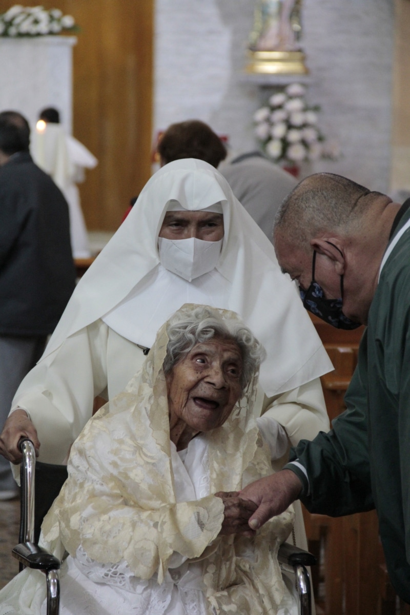 El asilo en que vive Cuquita está a cargo de las Hermanitas de los Ancianos Desamparados. Foto: Alejandro García: Desde la fe.