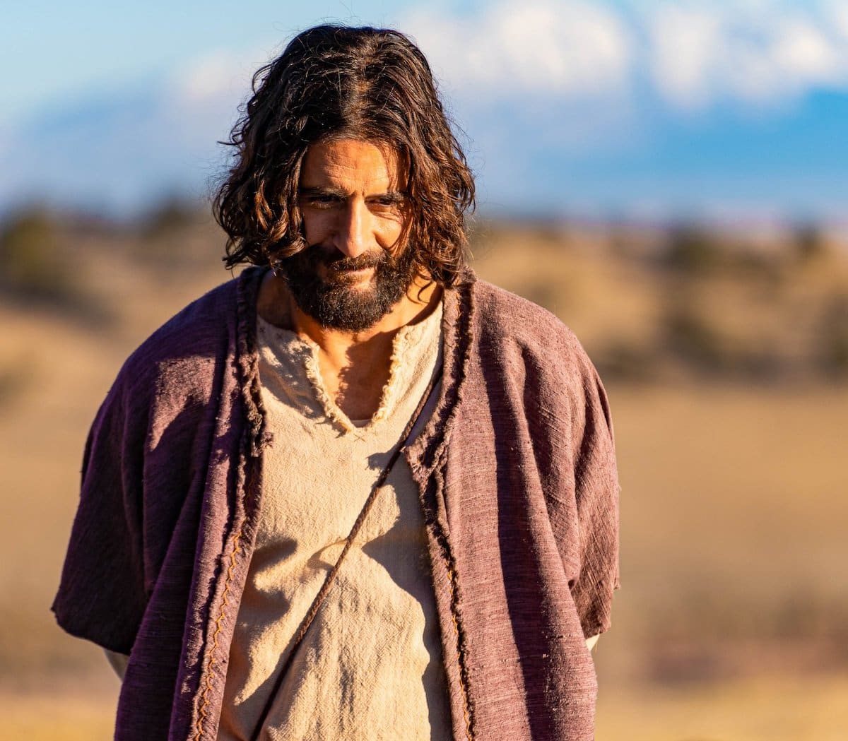 Jonathan Roumie, actor que representa a Jesús en la serie The Chosen.