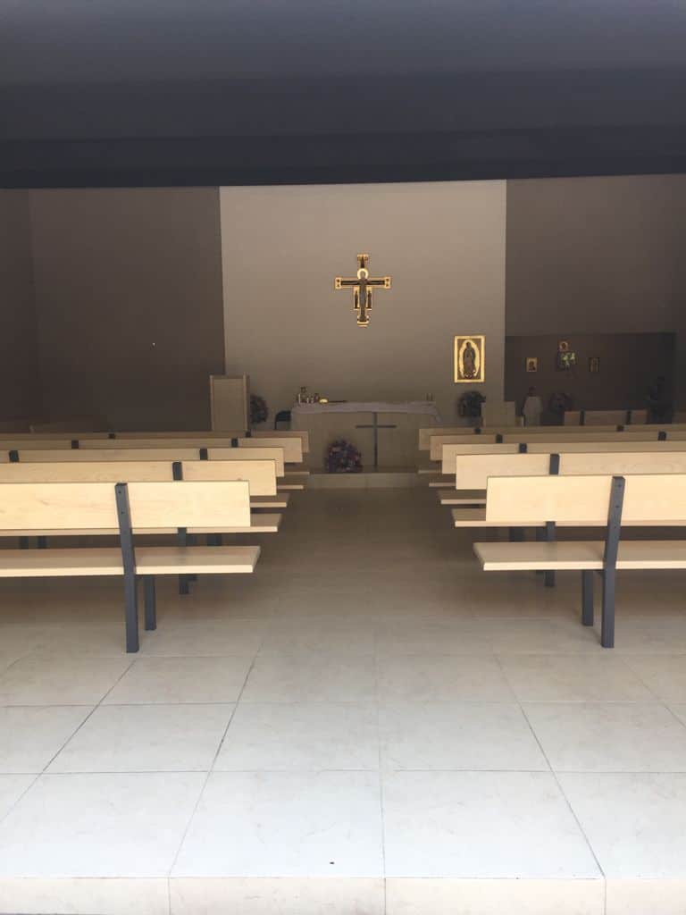 Interior de la Capilla Esperanza. Foto: Cortesía.