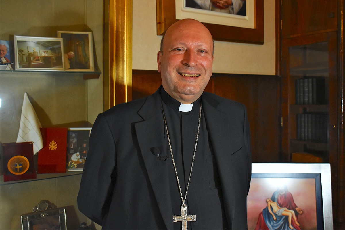 Mons. Franco Coppola, Nuncio Apostólico en México. Foto: Ricardo Sánchez