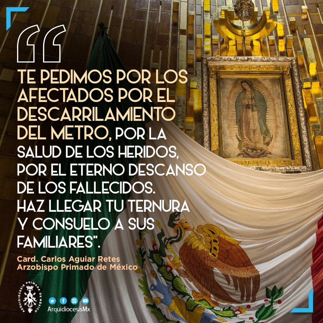 Parte de la oración pronunciada en la Basílica de Guadalupe.