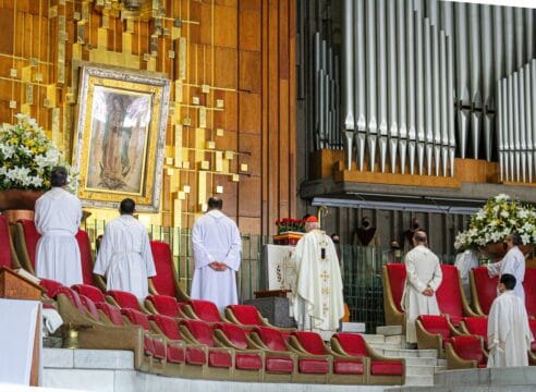 En Basílica de Guadalupe realizan oración por las elecciones 2021