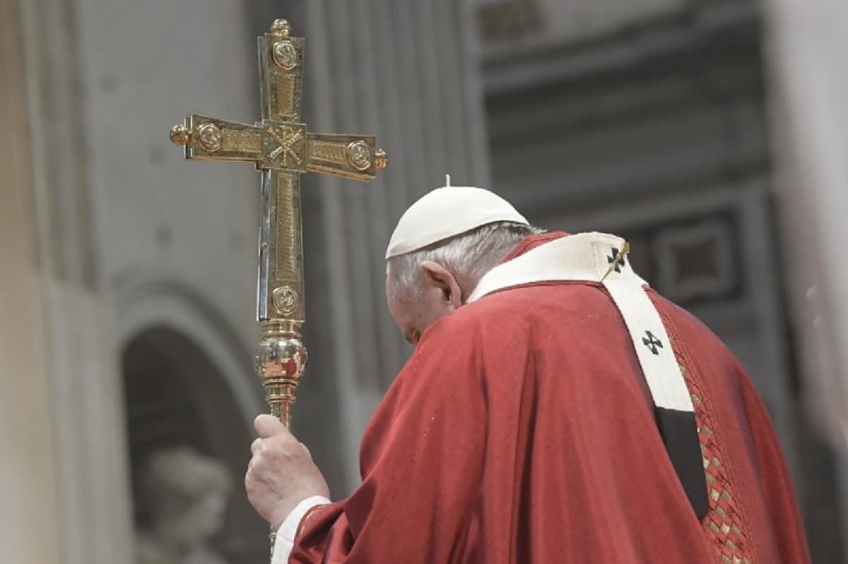 El Papa Francisco preside la Misa de Pentecostés 2021. Foto: Vatican Media.