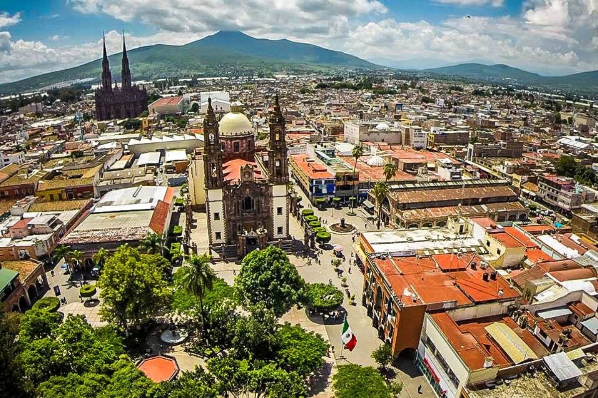 Vista aérea de la Diócesis de Zamora, en Michoacán, México. Foto: Jaime Ramos Méndez/Blogspot